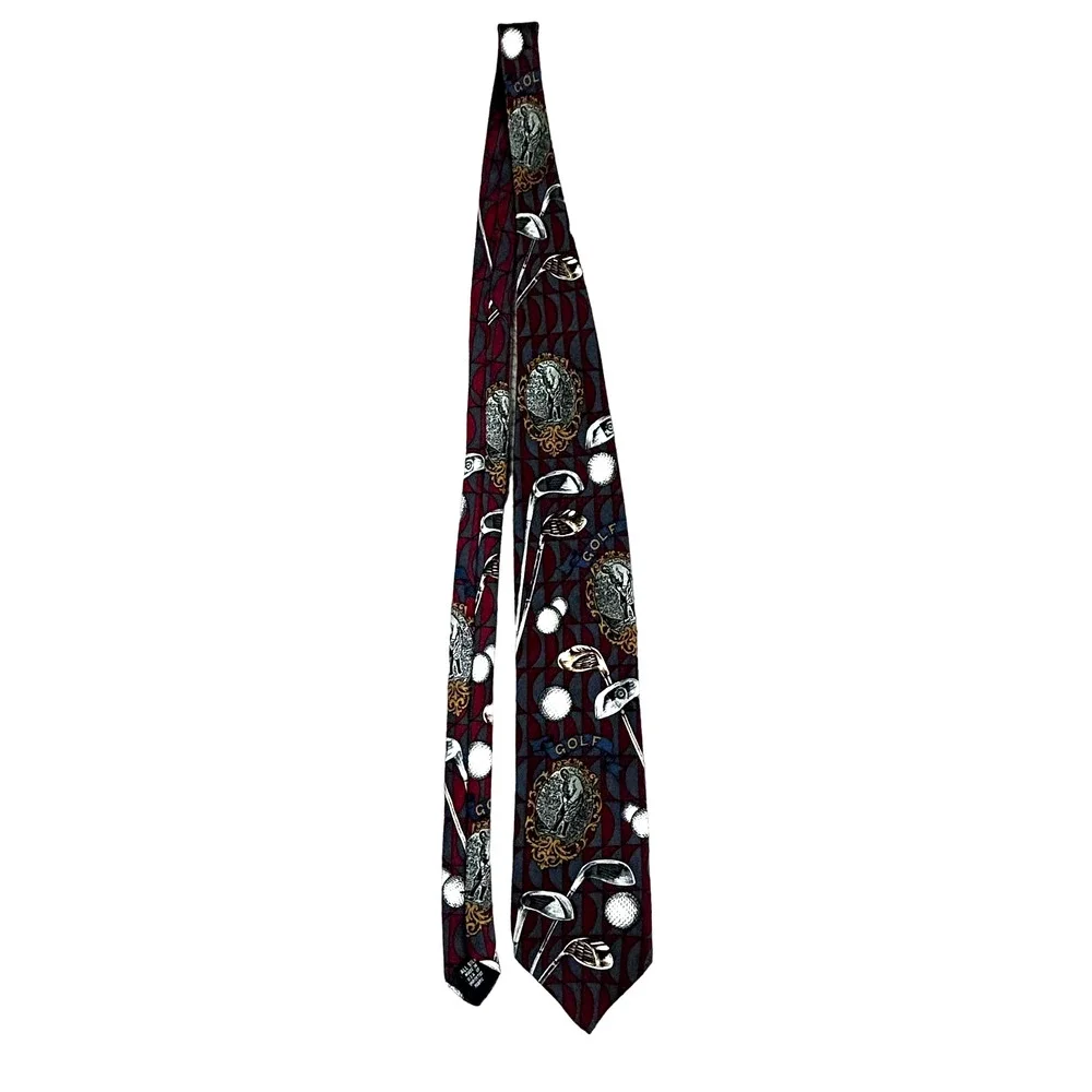 Mens Tie American Sports Classics Golf